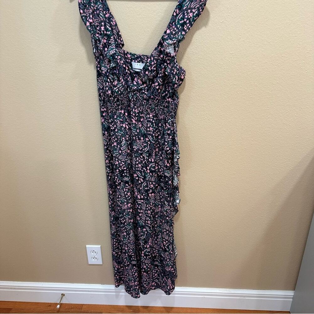 NEW IRO Sexy Blue Green Pink Maxi Dress 40 8 - Picture 7 of 14